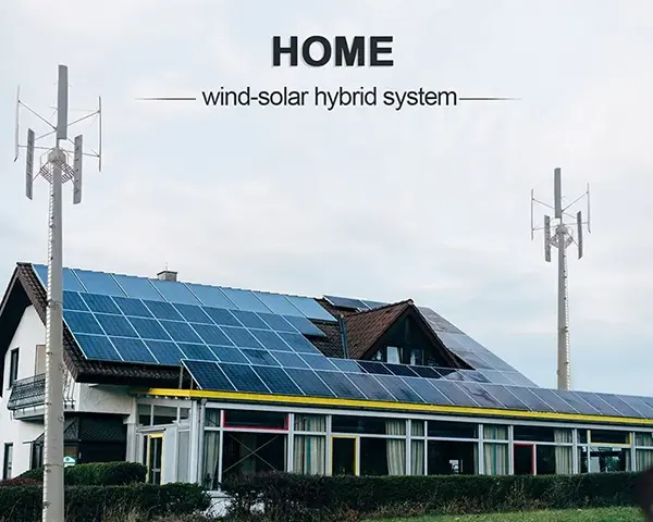 6KW Off-Grid Solar Wind Hybrid Energy System Wind Power Generation