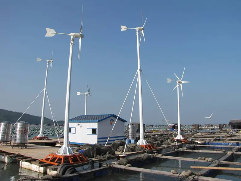 Fishing raft L-type 2kW wind turbine