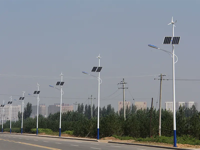 Inner Mongolia S-type wind-solar hybrid street lamp